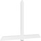 Ekena Millwork Eugene Architectural Grade PVC Gable Bracket, 96"W x 64"H x 2"D x 6"F, 16/12 Pitch GBP096X64X0206EUG00 - alternate 1
